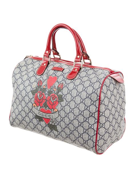 gucci tattoo boston bag|gucci boston bag limited edition.